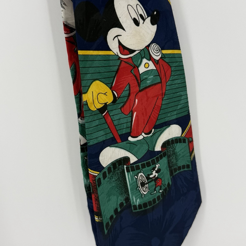 Vintage Walt Disney Mickey Mouse Steamboat Willie Anniversary Men's Tie